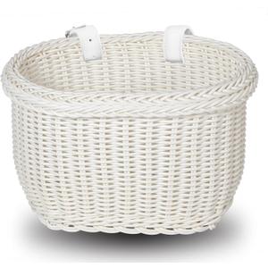 EIRONA Bicycle Front Handlebar Basket for 12-18 Inch Girls Bike, Water Resistant Storage, Bicycle Accessories