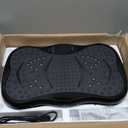 Vibration Plate Exercise Machine, Lymphatic Drainage Machine for Weight Loss, Lymphatic Drainage & Muscle Recovery, Multiple Speeds with Bluetooth & Remote, Max User Weight 330lbs (Pure Black)