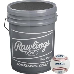 Rawlings | Ultimate Practice Baseballs | Youth/High School/College | Added Lifespan + Weather Resistant | Dozen & Bucket Options (Bucket of 24)
