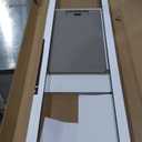 PetSafe Sliding Glass Pet Door - No-Cut DIY Install Doggy Door for Renters - Aluminum Frame - Adjustable Height 91 7/16" to 96" - Ideal for Large Dogs Up to 100 lb - White