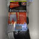 Hanes mens Underwear Boxer Briefs Pack, Cool & Breathable Cotton Moisture-wicking Underwear for Men, No Ride Up (M)