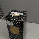 LUKA Porcelain Espresso Cup with Saucer and Metal Stand, 4 Ounce Stackable Ceramic Demitasse Espresso Mugs Cups Set for Latte, Specialty Coffee Drinks, Cafe Mocha - Set of 4, White & Black