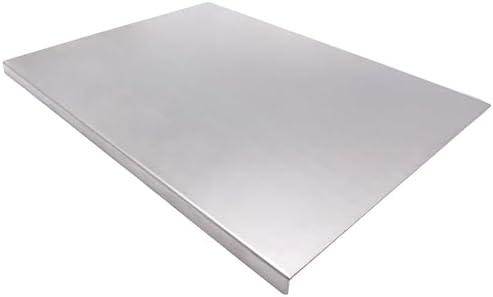 BILLAMB Stainless Steel Cutting Boards for The Kitchen, Suitable for Meat, Fruits, Vegetables, Bread, and Baking Large-sized Cutting Boards (60 x 40cm/23.6 x 15.7 in)