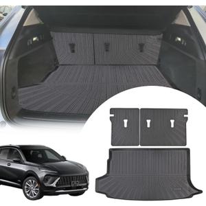 Cargo Liners Backrest Mat for Buick Envision Accessories 2021-2026 with Hook&Loop Rear Trunk Mat Rear Seat Back Cover Protector All Weather Anti-Slip Split Dog Liner 3 PCS