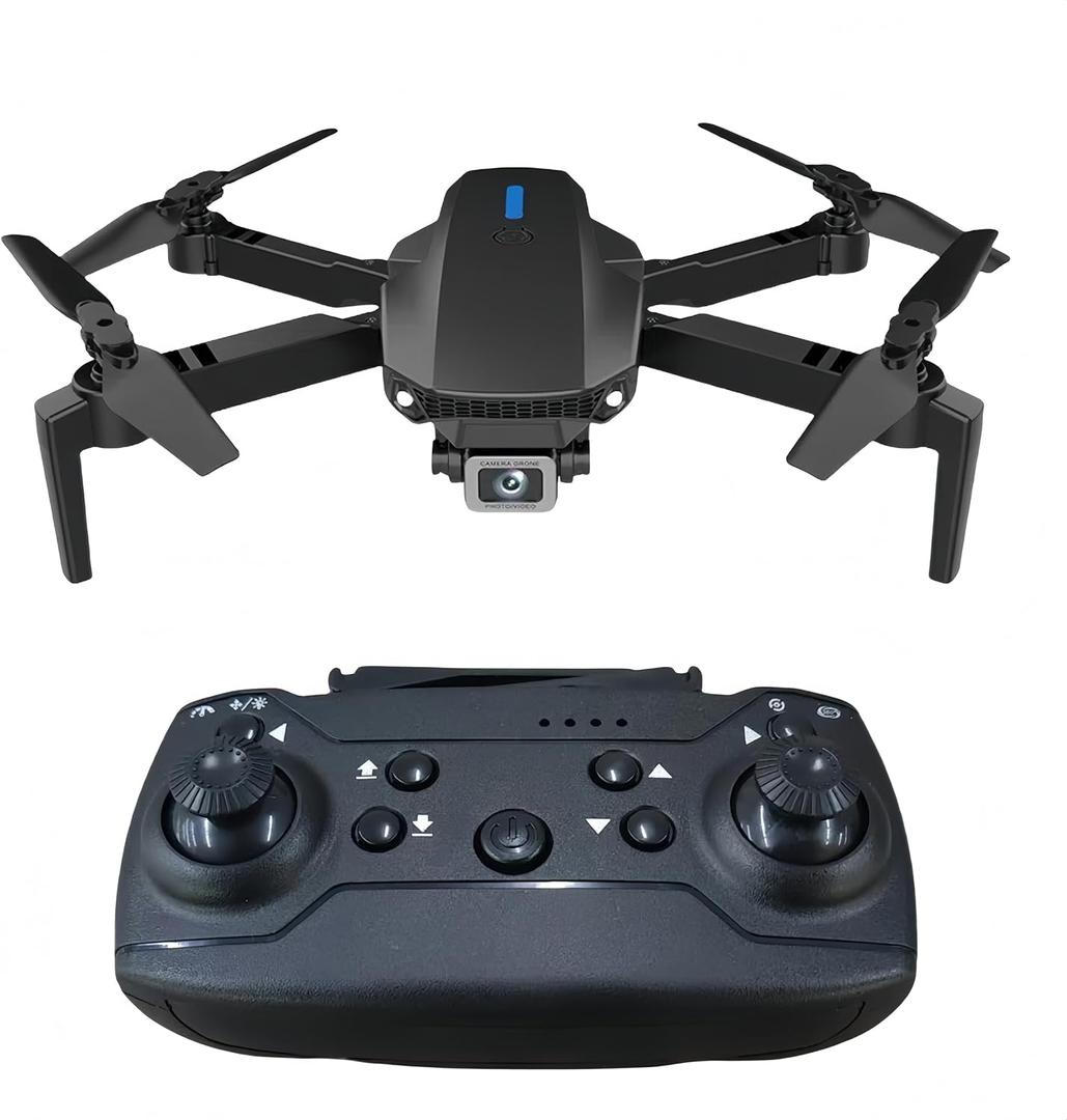 Smart Drone with Camera for Kids & Beginners, Foldable HD FPV Drone with Auto Hover, 2 Batteries, Follow Me | Kit for Outdoor Adventures & STEM Learning Toy (Child-Safe & Rugged Design)
