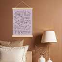 ignytiger Dental Office Decor, Dental Wall Art Poster Framed, Dentist Tools Purple Canvas Wall Art Prints for Hospital Office Decor, 12x16 Inches