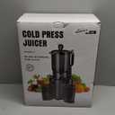 Juicer Machines with 5.8" Large Feed Chute, Cold Press Juicer for Whole Vegetables and Fruits 400W, Slow Masticating juicer Easy to Clean Juice Extractor Machine High Juice Yield (Titanium Gray)