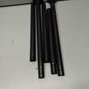 Black Shower Curtain Rod 31 to 80 Inch,1 Inch Diameter Adjustable Spring Tension Stainless Steel Telescoping Rod,Easy Install,No Rust