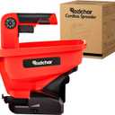 Rozlchar Power Spreader Compatible for Milwaukee 18V Battery, Seed Spreader for Year-Round, Covers Up to 5,000 sq. ft.(Tool Only, No Battery) (Red)