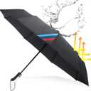 UV Windproof Sun Umbrella,10 Ribs Automatic Open/Close Umbrella,Fast Drying Waterproof Reinforced,With exquisite packaging