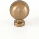10 Pack 1 Inch Dia Champagne Bronze Kitchen Cabinet Knobs, Classic Vintage Retro Hardware Drawer Pull for Drawer Cupboard Dresser Wardrobe