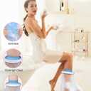 Waterproof Foot Cover for Shower Adult, Foot Cast Covers with Non-Slip Padding Bottom, Watertight Ankle Foot Cast Protector for Surgery Bandage Dressing Wound, Reusable