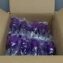 Pinkunn 50 Pcs Purple Plastic Vintage Wine Glasses Reusable Colored Goblets Patterned Drinking Glasses Dishwasher Safe for Wedding Reception Party Supplies