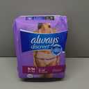 Always Discreet Adult Diapers for Women, Incontinence Underwear, Postpartum Essentials, Disposable Briefs, Max Absorbency, Bladder Leak Protection, Small/Medium, 19ct