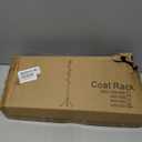 Coat Rack, Freestanding Coat Rack with 8 Hooks and 3 Adjustable Size Tree Coat Racks for Bedroom, Hallway, Entrance, Office, for Hats, Coats, Scarves, Handbags (1 PC, Brown)