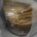 I00000 72 Pieces Plastic Dessert Plates 7.5" & 72 Pieces Gold Disposable Forks 7.4" with Gold Glitter, Gold Disposable Plates, Plastic Salad Plates for Birthday, Wedding & Party