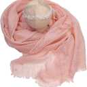 Newborn Photography Props Baby Photoshoots Pearl Wraps Girl Photo Posing Layers with Headband Accessories (Pink)