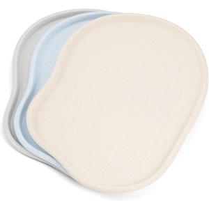Li&Zhao Plastic Serving Trays - 3 PCS Large Restaurant Trays for Party, Picnic, Holidays (3 Colors) Bubble