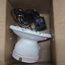 Bird Bath Fountain with LED Light for Outside Garden Patio, 6.3"L x 4.13"W x 4.13"H