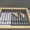 Freestanding Dog Gate Indoor,19.7" Height 23.6"–45.3" Width