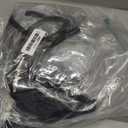 3 Pieces Thicken Clear Luggage Cover Protector, 20" 24" 28" PVC Luggage Covers for Suitcase Waterproof Dustproof Anti-scratch Travel Suitcase Covers Case for Wheeled Luggage (Clear-Black Frame)