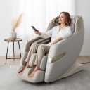 Titan Quantum Massage Chair | Taupe | Full Body & Zero Gravity Features | Customizable Massage Programs