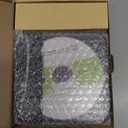 ENVYCLOUD CD Player Portable with Dual Stereo Speakers, Rechargeable Portable CD Player with Bluetooth for Home with Headphones, Support CD/AUX/USB,Black