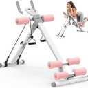 DERACY Ab Workout Machine Adjustable Ab Trainer Abdominal Trainer for Home Gym Foldable Ab Crunch Machine for Core 440 LBS