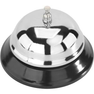 New Star Mirror Chrome Plated Table Bell 3.5-inch