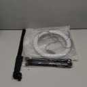 UBeesize 12'' Selfie Ring Light with 62 Tripod Stand for Video Recording, Live Streaming(YouTube, Instagram, TIKTok), Compatible with Phones, Cameras and Webcams (Black)