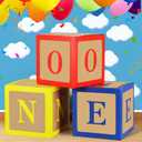 Zhanmai 3 Pcs Toy Inspire Party Decorations ONE Balloon Boxes for Toy Theme 1st Birthday Party Decorations Balloon Boxes for Inspire First Birthday Baby Shower Supplies