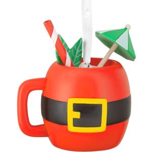 Hallmark Santa Mug Cocktail Christmas Ornament, Cocktails Gifts