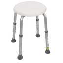 Round Shower Stool, Adjustable Height Chair Bathing Aid for Bathing Elderly Disabled and Limited Mobility Bathing,Household Goods