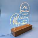 House Warming Gifts Dimmable Night Light Unique Housewarming Gift Idea for New Home Apartment Newlywed Couple Realtor Closing Gifts Family Friends Women Men