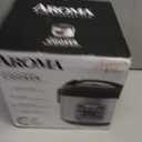 AROMA Digital Rice Cooker, 4-Cup (Uncooked) / 8-Cup (Cooked), Steamer, Grain Cooker, Multicooker, 2 Qt, Stainless Steel Exterior, ARC-914SBD