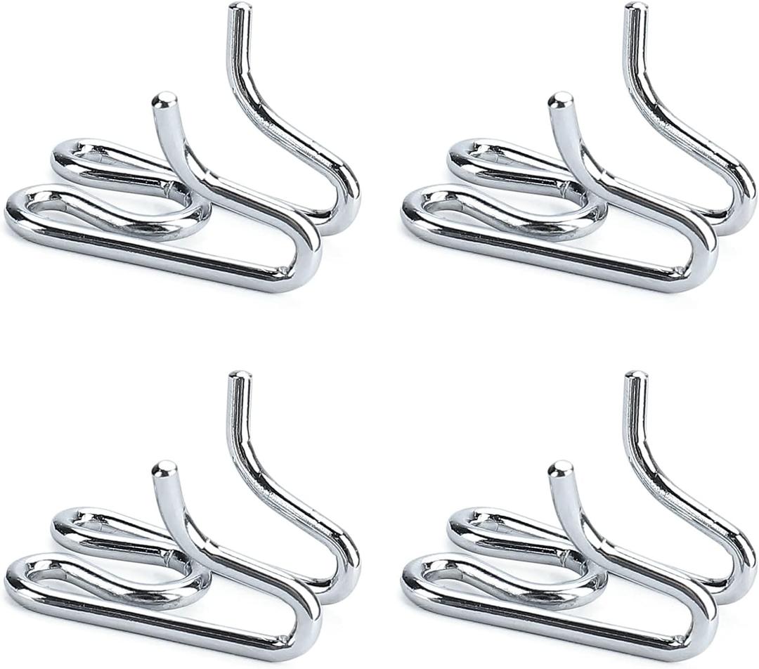Dog Collar Extra Links Designed for Training Collars (4 Pack) Steel Chrome Plated Dog Training Collar Links (2.25mm, Silver)