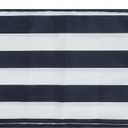 Magpie Fabrics Patio Bench Cushion Cover 42x18x3 Inch, NO Insert! Water&Fade Resistant Outdoor Loveseat Replacement Cover with Zipper (Navy White) (42" W x 18" D x 3" H (1 Pack), White Navy)