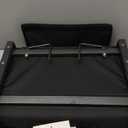 SPORT BEATS Stadium Seats with Back Support Bleacher Chairs with Back and Cushion Thick Padded Bleacher Seats Includes Shoulder Strap (Black)