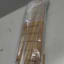 LazBlinds No Drill Bamboo Roman Shades, 22.5" W x 64" H, Malay Umber