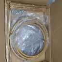 chamvis Gold Metal Plant Stand, 3 Pcs Tall Cylinder Pedestal Stands for Parties and Weddings, Gold Round Cylinder Tables for Living Room and Patio Decor