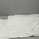 Rockcloud Pillow Case Set 400 Thread Count 100% Cotton Standard Size 2pc, White (White)