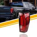 Dasbecan Right Passenger Side Tail Light Assembly Rear Lamp LED Type Compatible with 2019-2023 2024 GMC Sierra 1500/2500 HD/3500 HD Replace 86820474