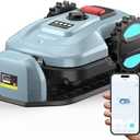 Robotic Lawn Mower with App Control – Adjustable Cutting Height, Auto-Charging, Obstacle Detection & Smart Scheduling – Ideal for Lawns up to 1/8 Acre
