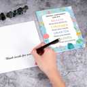 FANICE EOS Back to School Cards for Boys Girls First Day of School Supplies for Son Daughter Students Inspirational Gifts for Kids Kindergarten Preschool College