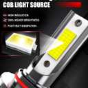 Compatible for Ford F250 High Low Beam Fog Lights F350 Super Duty F450 F550 2005 2006 2007 2008 2009 2010 2011 2012 2013 2014 2015 2016 2017 2018 2019 2020 2021 2022, Powersports Bulbs, 6-Pack