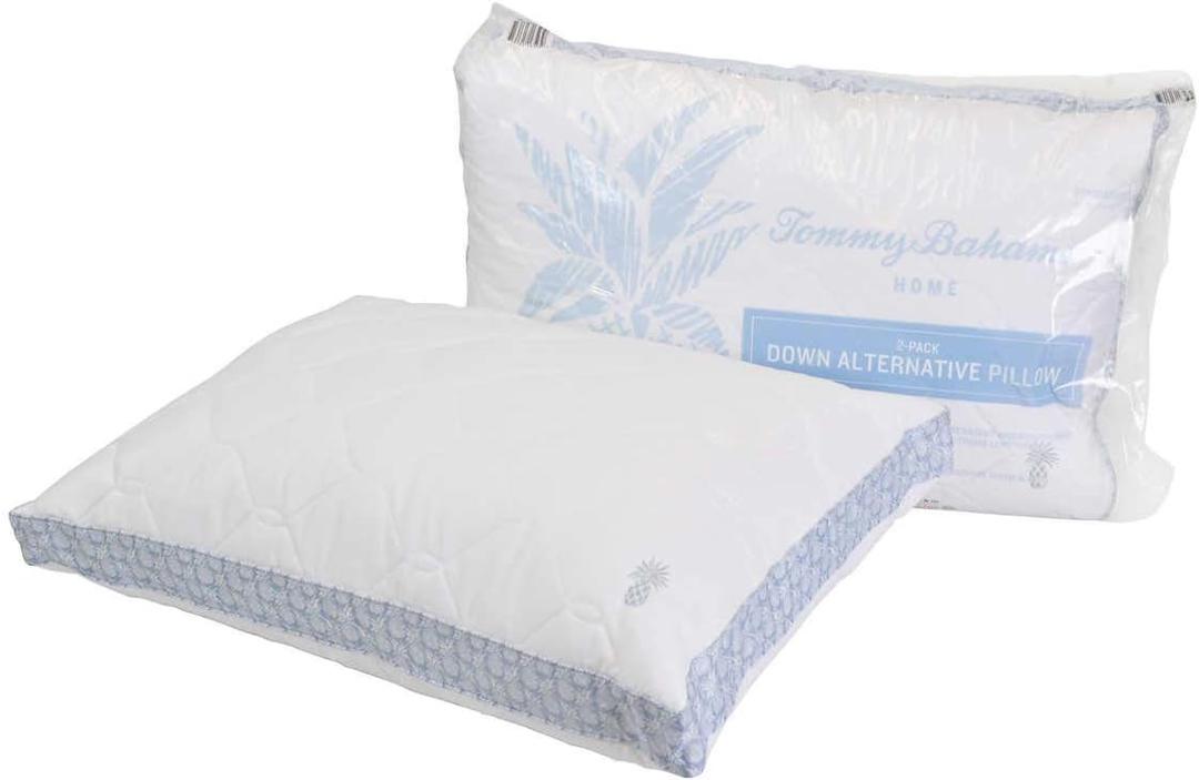 Tommy Bahama Quilted Pillow 2-Pack (Blue)