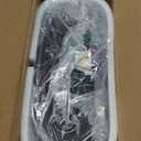 HECASA Tail Light Assembly Compatible with 1995-2000 Toyota Tacoma Driver Side Signal Brake Lamp Taillight W/Bulb(s) Replacement for TO2800116 (LH, Red/Amber/Clear Lens + Chrome Housing)