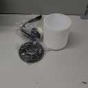 CANMEIJIA Wall Sconce 1 Light, Modern Wall Light Fixture, Bathroom Vanity Lights with Matte Black Wall Lamp for Bedroom Kitchen Hallway Porch, Milky White Glass Shades, E26 Socket, Bulbs Not Included