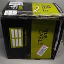 TRUE CABLE Cat6 Riser (CMR), 1000ft, White, 23AWG 4 Pair Solid Bare Copper, 550MHz, ETL Listed, Unshielded Twisted Pair (UTP), Bulk Ethernet Cable