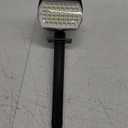 Solar Spot Lights Outdoor Waterproof IP65, 12 Pack Landscape Spotlights with 46 LEDs, 3 Modes Auto On/Off Solar Powered Flood Lights for Outside Pathway, Yard, Garden, Walkway (Cool White)